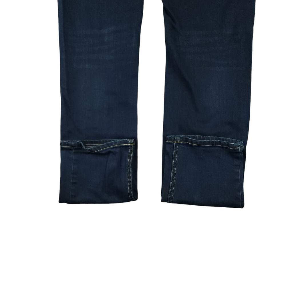 American Tall Jeans 34x36 Mens Carman Tapered Fit Low Rise Stretch Onyx Blue - Picture 8 of 12